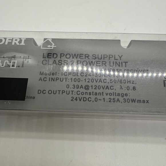 IKEA LED Light Power Supply Class 2 Power Unit Icpslc24-30na-il-1 *NO WALL PLUG* - Picture 5 of 11